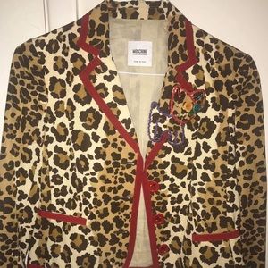 Moschino Cheap and Chic Leopard Print Jacket